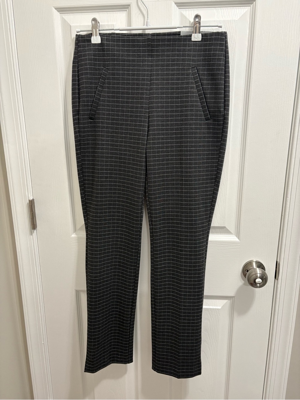 Chico's Black Windowpane Pants